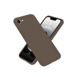 Newface Iphone 16E Kılıf First Silikon - Kahverengi
