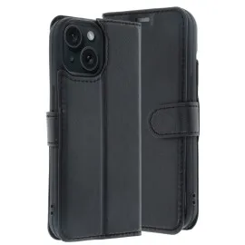 Newface Apple Iphone 15 Trend S Plus Kapaklı Kılıf - Siyah