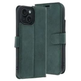 Newface Apple Iphone 15 Trend S Plus Kapaklı Kılıf - Yeşil