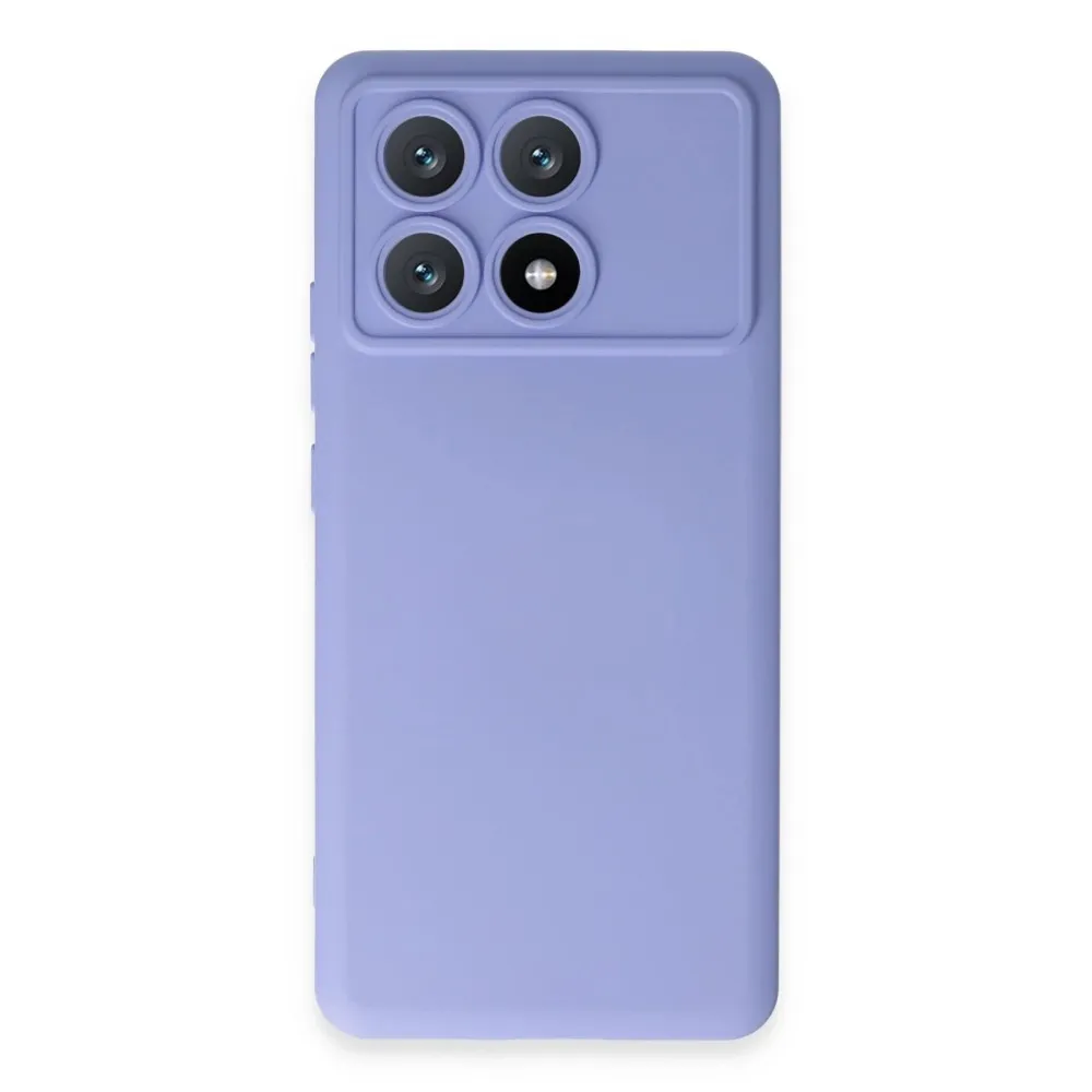 Newface Xiaomi Poco X6 Pro Kılıf Nano Içi Kadife Silikon - Lila