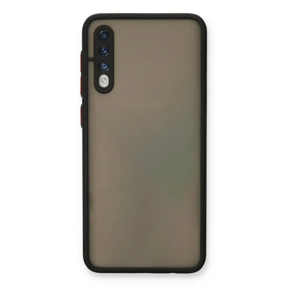 Newface Samsung Galaxy A30S Kılıf Montreal Silikon Kapak - Siyah