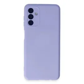 Newface Samsung Galaxy A24 4G Kılıf Nano içi Kadife Silikon - Lila
