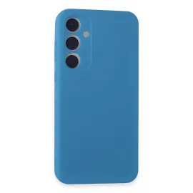 Newface Samsung Galaxy A55 5G Kılıf First Silikon - Mavi