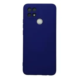 Newface Oppo A15 Kılıf Nano içi Kadife Silikon - Lacivert