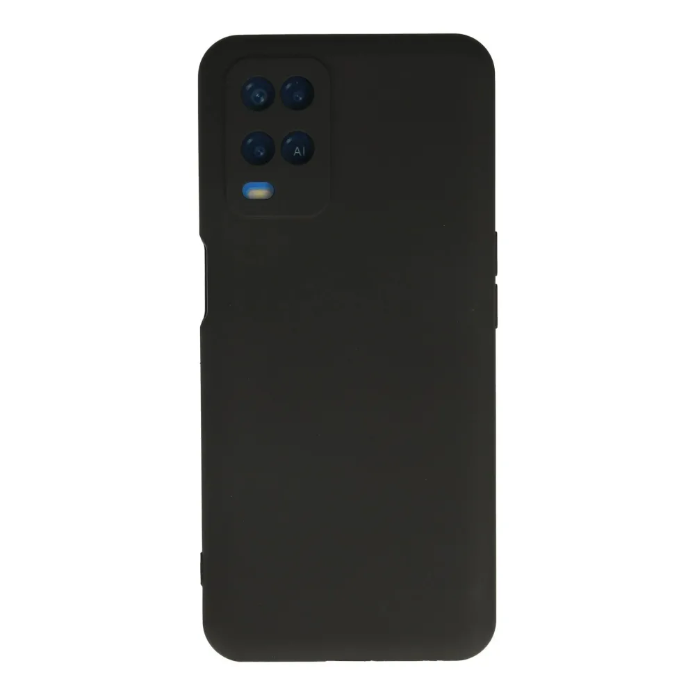 Newface Oppo A54 4G Kılıf Nano Içi Kadife Silikon - Siyah