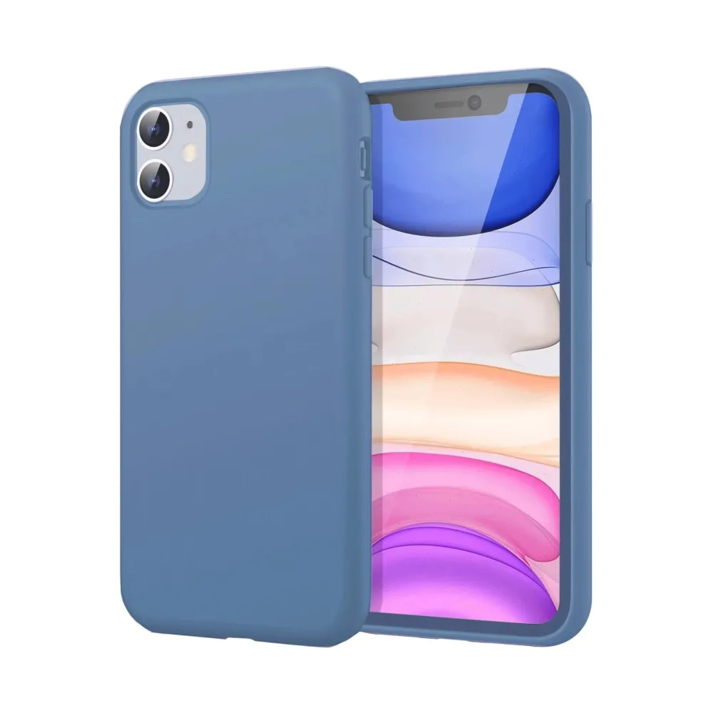 Newface Iphone 11 Kılıf First Silikon - Mavi