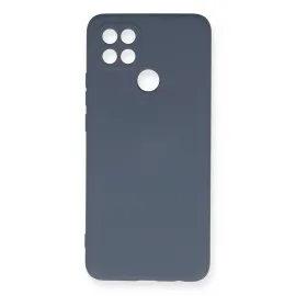 Newface Oppo A15 Kılıf Nano içi Kadife Silikon - Gri