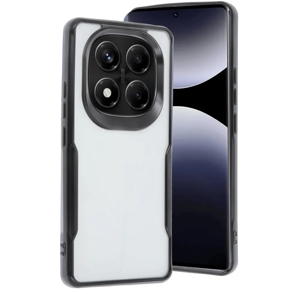 Newface Xiaomi Redmi Note 14 Pro 4G Kılıf Boyi Silikon Kapak - Siyah