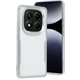 Newface Xiaomi Redmi Note 14 Pro 4G Kılıf Boyi Silikon Kapak - Gümüş