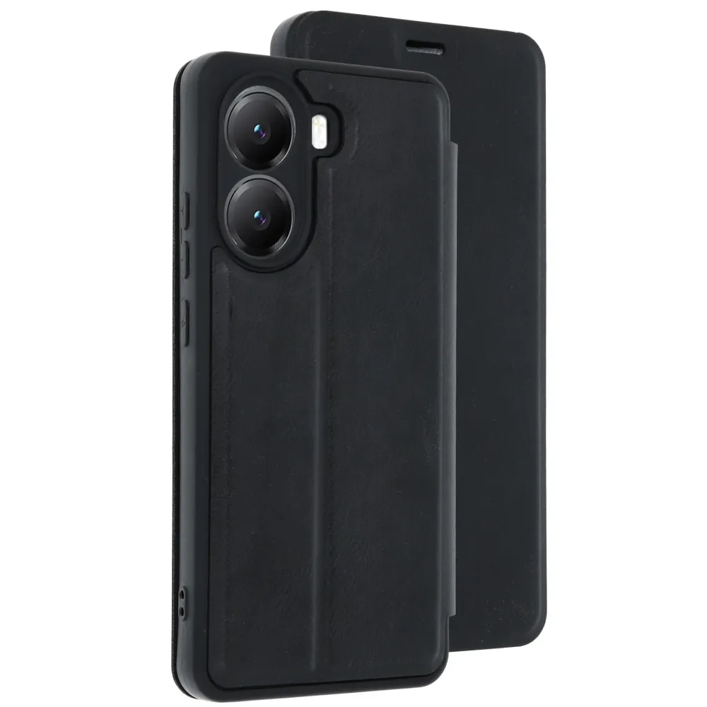 Newface Xiaomi Poco X7 Pro Kılıf Flip Cover - Siyah