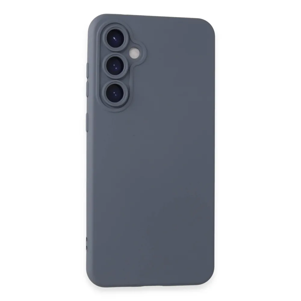 Newface Samsung Galaxy S23 Fe Kılıf Nano Içi Kadife Silikon - Gri