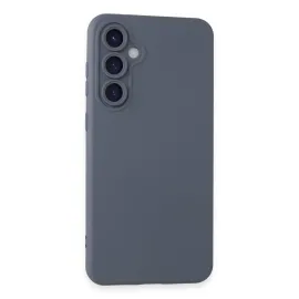 Newface Samsung Galaxy S23 Fe Kılıf Nano Içi Kadife Silikon - Gri