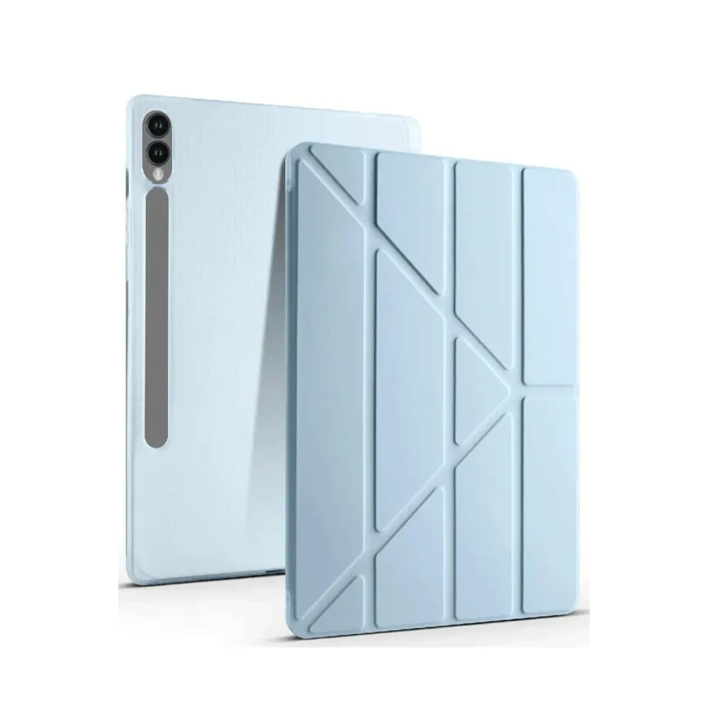 Newface Samsung Galaxy X510 Tab S9 Fe 11 Kılıf Kalemlikli Mars Tablet Kılıfı - Mavi