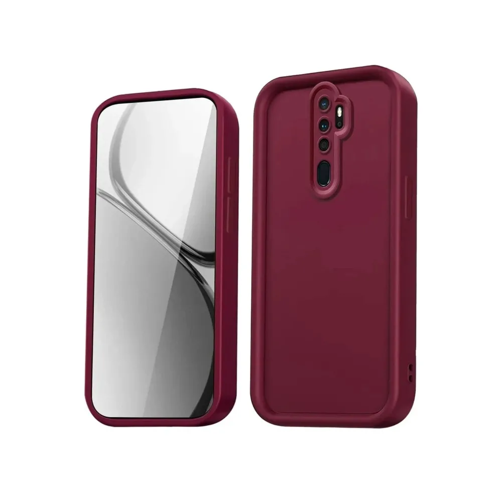 Newface Xiaomi Redmi Note 8 Pro Kılıf Viera Silikon - Bordo