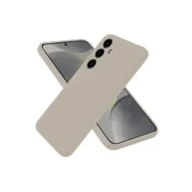 Newface Samsung Galaxy S25 Kılıf Nano içi Kadife Silikon - Pudra