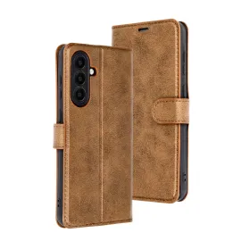 Newface Samsung Galaxy A26 Kılıf Trend S Plus Kapaklı Kılıf - Taba