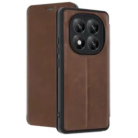 Newface Xiaomi Redmi Note 14 Pro 5G Kılıf Flip Cover - Taba