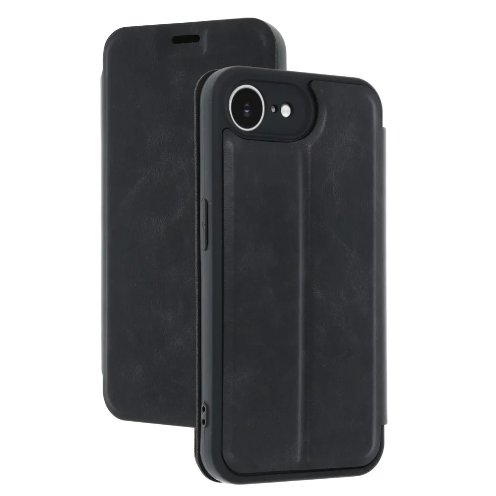 Newface Iphone 16E Kılıf Flip Cover - Siyah