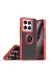 Newface Xiaomi Mi 15 Kılıf Montreal Yüzüklü Silikon Kapak - Kırmızı