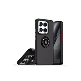 Newface Xiaomi Mi 14T Pro Kılıf Montreal Yüzüklü Silikon Kapak - Siyah