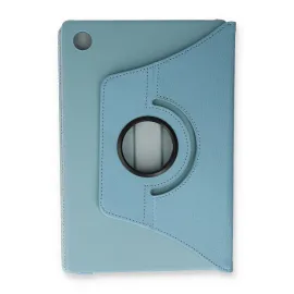 Newface Samsung Galaxy Tab A9 Kılıf 360 Tablet Deri Kılıf - Turkuaz