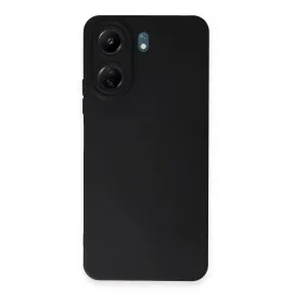 Newface Xiaomi Redmi 13C Kılıf Nano içi Kadife Silikon - Siyah