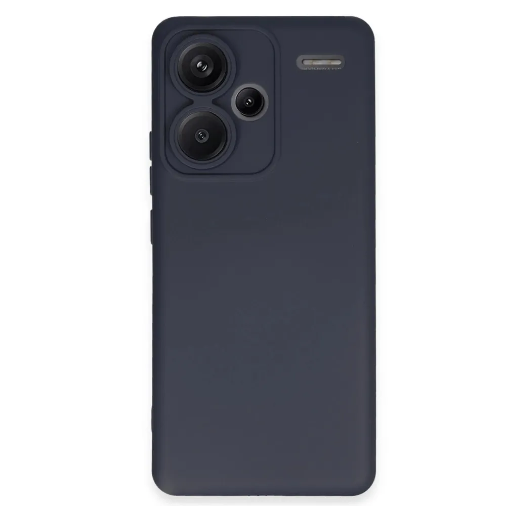 Newface Xiaomi Redmi Note 13 Pro Plus Kılıf Nano Içi Kadife Silikon - Lacivert