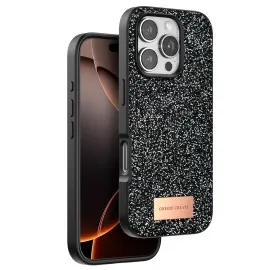 Onegif iPhone 16 Pro Max Bright Simli Kapak - Siyah