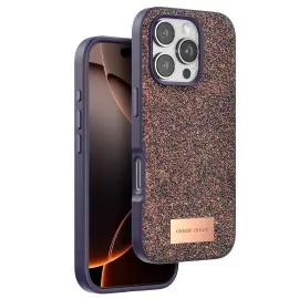 Onegif Iphone 16 Pro Max Bright Simli Kapak - Derin Mor