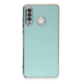 Newface Huawei P30 Lite Kılıf Volet Silikon - Açık Yeşil
