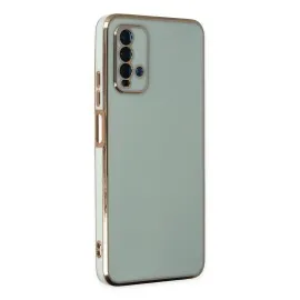 Newface Xiaomi Redmi 9T Kılıf Volet Silikon - Açık Yeşil