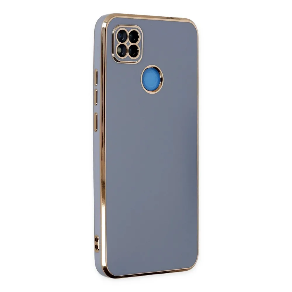 Newface Xiaomi Redmi 9C Kılıf Volet Silikon - Mavi