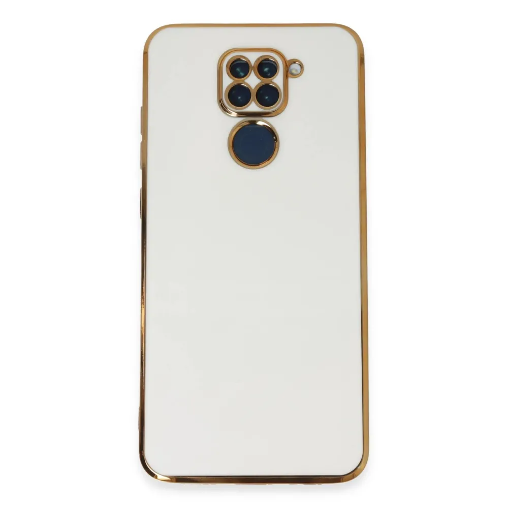 Newface Xiaomi Redmi Note 9 Kılıf Volet Silikon - Beyaz