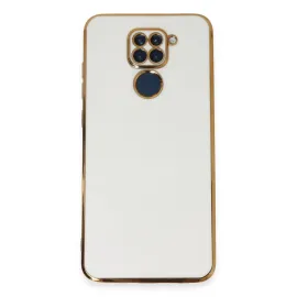 Newface Xiaomi Redmi Note 9 Kılıf Volet Silikon - Beyaz