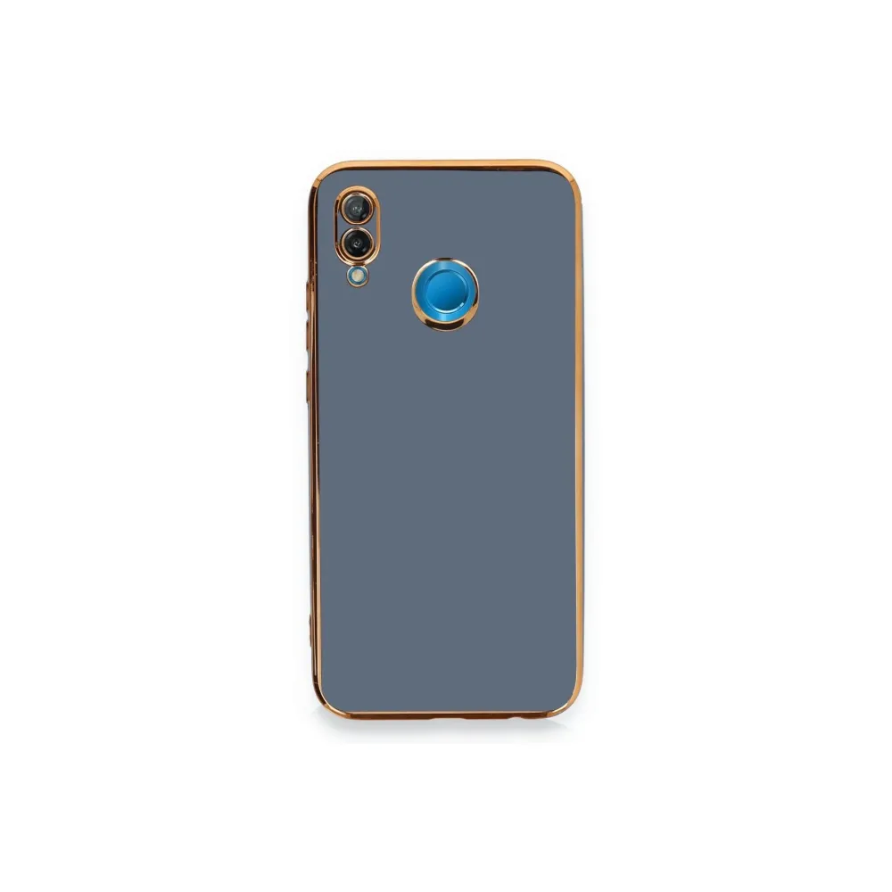 Newface Huawei P20 Lite Kılıf Volet Silikon - Mavi