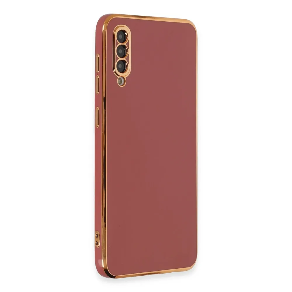 Newface Samsung Galaxy A50 Kılıf Volet Silikon - Kırmızı