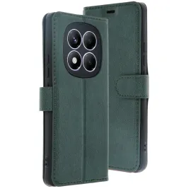 Newface Xiaomi Redmi Note 14 Pro 4G Kılıf Trend S Plus Kapaklı Kılıf - Yeşil