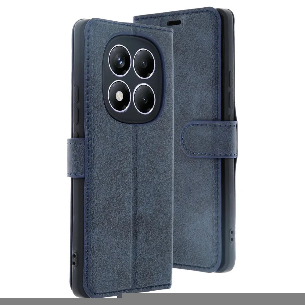 Newface Xiaomi Redmi Note 14 Pro 4G Kılıf Trend S Plus Kapaklı Kılıf - Lacivert