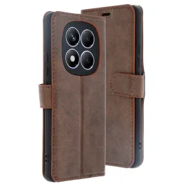 Newface Xiaomi Redmi Note 14 Pro 4G Kılıf Trend S Plus Kapaklı Kılıf - Taba