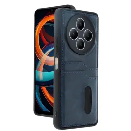 Newface Xiaomi Redmi 14C Kılıf Sara Kartvizitli Deri Kılıf - Lacivert