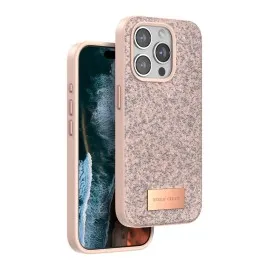 Onegif iPhone 15 Pro Max Bright Simli Kapak - Pembe