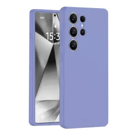 Newface Samsung Galaxy S25 Ultra Kılıf Nano Içi Kadife Silikon - Lila