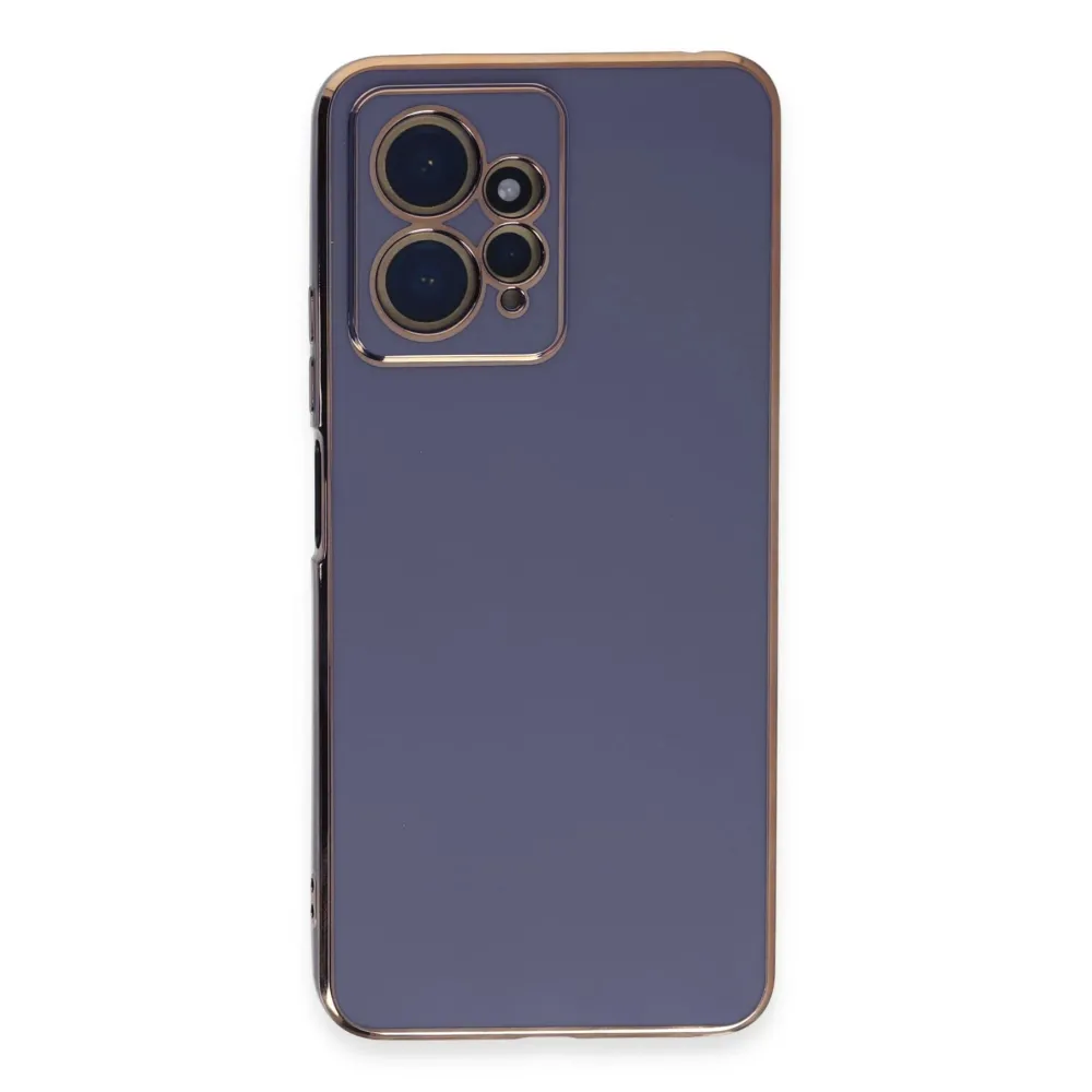 Newface Xiaomi Redmi Note 12 4G Kılıf Volet Silikon - Mavi