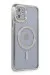 Newface iPhone 11 Kılıf Joke Simli Magneticsafe Kılıf - Gümüş