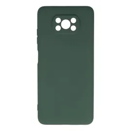 Newface Xiaomi Pocophone X3 Kılıf Nano içi Kadife Silikon - Koyu Yeşil