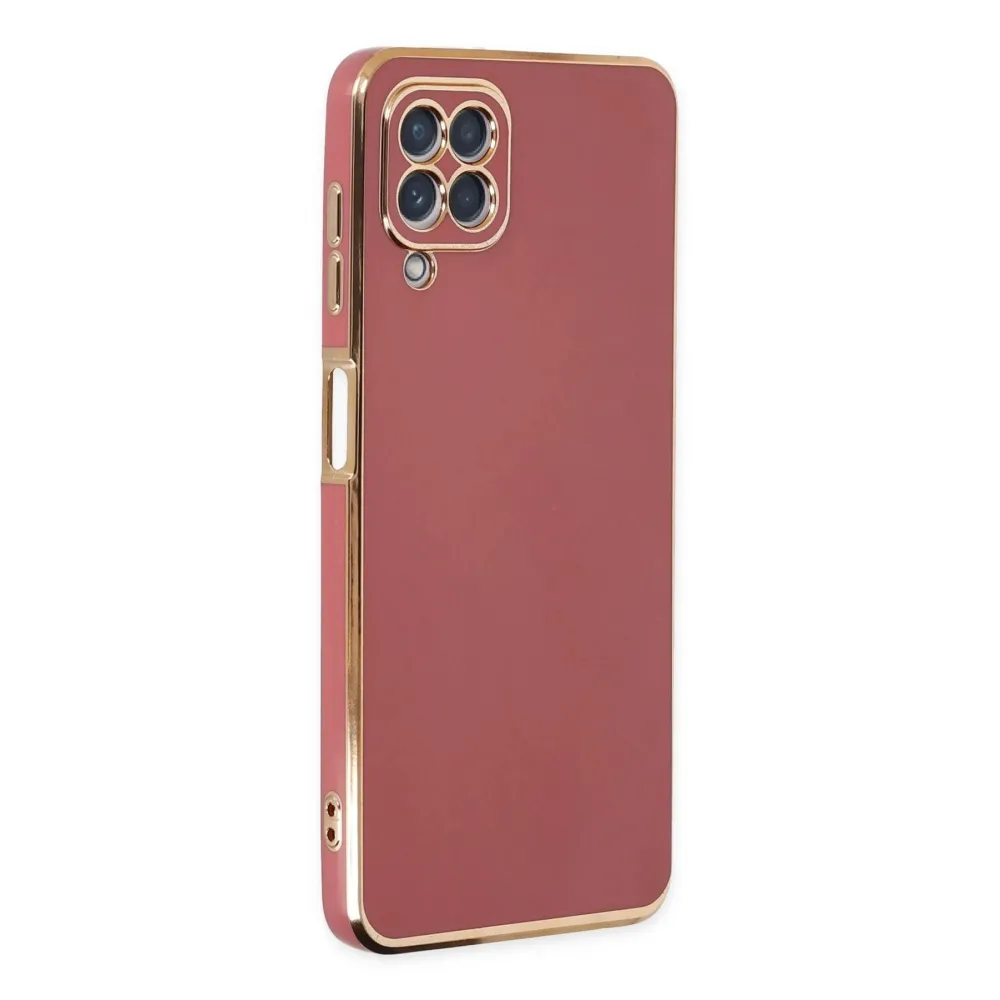 Newface Samsung Galaxy A22 Kılıf Volet Silikon - Kırmızı