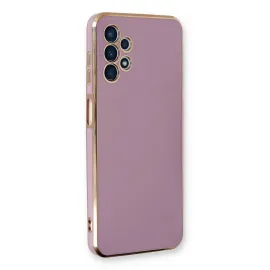 Newface Samsung Galaxy A13 4G Kılıf Volet Silikon - Mor