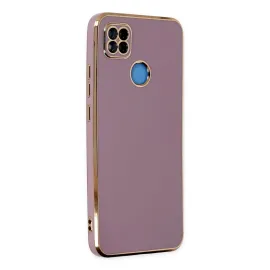 Newface Xiaomi Redmi 9C Kılıf Volet Silikon - Mor