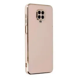 Newface Xiaomi Redmi Note 9 Pro Kılıf Volet Silikon - Pembe