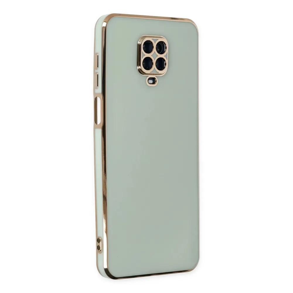Newface Xiaomi Redmi Note 9 Pro Kılıf Volet Silikon - Açık Yeşil